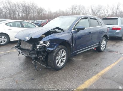 2023 AUDI Q3 PREMIUM 45 TFSI S LINE QUATTRO TIPTRONIC Dark Blue  Other WA1DECF35P1113706 photo #3