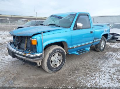 1994 CHEVROLET GMT-400 K1500 Blue  Gasoline 1GCEK14K7RZ269445 photo #3