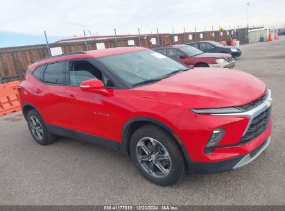 2023 CHEVROLET BLAZER FWD 3LT Red  Gasoline 3GNKBDRS9PS187537 photo #1