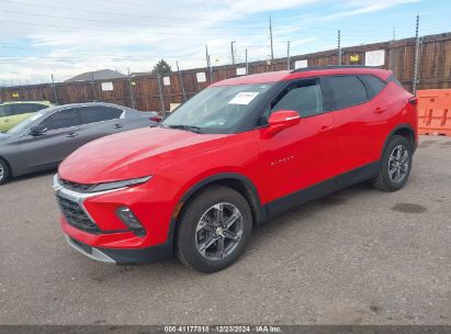 2023 CHEVROLET BLAZER FWD 3LT Red  Gasoline 3GNKBDRS9PS187537 photo #3