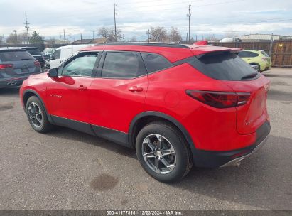 2023 CHEVROLET BLAZER FWD 3LT Red  Gasoline 3GNKBDRS9PS187537 photo #4