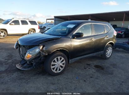 2016 NISSAN ROGUE S Black  Gasoline JN8AT2MT2GW015560 photo #3