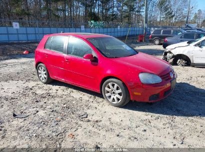 2009 VOLKSWAGEN RABBIT S Red  Gasoline WVWDB71K29W116332 photo #1