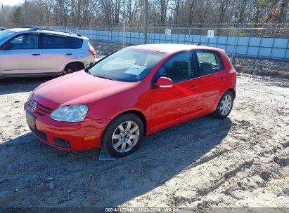 2009 VOLKSWAGEN RABBIT S Red  Gasoline WVWDB71K29W116332 photo #3