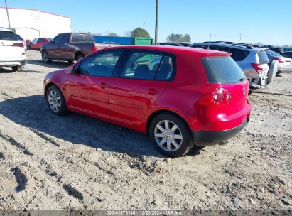 2009 VOLKSWAGEN RABBIT S Red  Gasoline WVWDB71K29W116332 photo #4