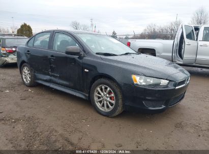 2011 MITSUBISHI LANCER ES Black  Gasoline JA32U2FU8BU001880 photo #1