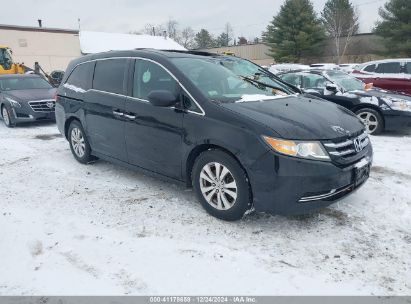 2016 HONDA ODYSSEY EX-L Black  Gasoline 5FNRL5H68GB166945 photo #1