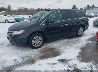 2016 HONDA ODYSSEY EX-L Black  Gasoline 5FNRL5H68GB166945 photo #3