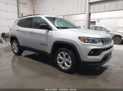 2024 JEEP COMPASS LATITUDE 4X4 Silver  Gasoline 3C4NJDBN8RT117912 photo #1