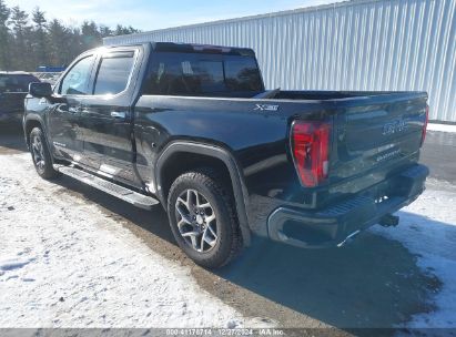 2022 GMC SIERRA 1500 4WD  SHORT BOX SLT Black  Gasoline 3GTUUDED0NG622402 photo #4