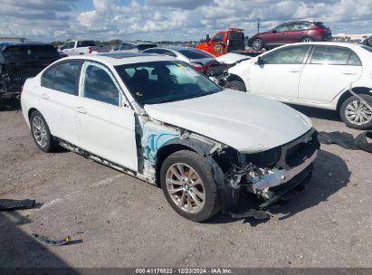 2017 BMW 320I White  Gasoline WBA8E1G37HNU16343 photo #1