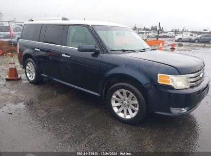 2009 FORD FLEX SEL Blue  Gasoline 2FMEK62C59BA39099 photo #1