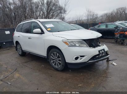 2014 NISSAN PATHFINDER SV White  Gasoline 5N1AR2MM4EC602548 photo #1