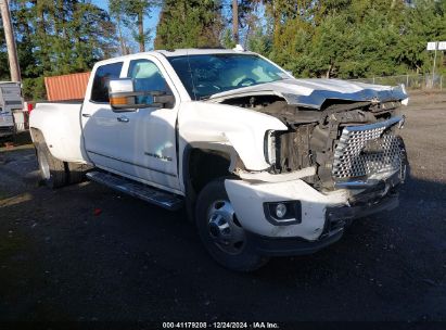 2015 GMC SIERRA 3500HD DENALI White  Diesel 1GT424E86FF615143 photo #1