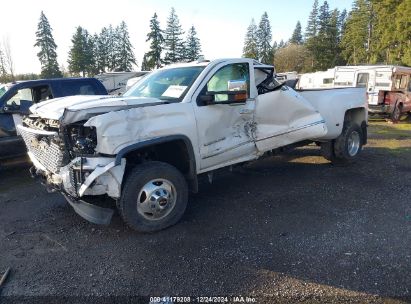 2015 GMC SIERRA 3500HD DENALI White  Diesel 1GT424E86FF615143 photo #3