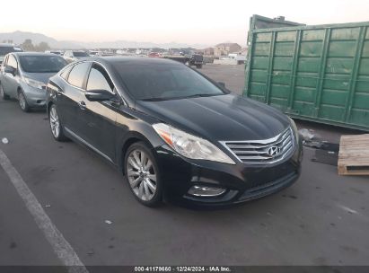 2013 HYUNDAI AZERA Black  Gasoline KMHFH4JG0DA308982 photo #1