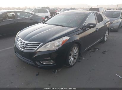 2013 HYUNDAI AZERA Black  Gasoline KMHFH4JG0DA308982 photo #3