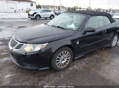 2008 SAAB 9-3 2.0T Black  Gasoline YS3FB79Y386005264 photo #3