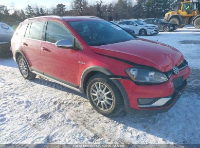 2017 VOLKSWAGEN GOLF ALLTRACK TSI S/TSI SE/TSI SEL Red  Gasoline 3VWH17AU6HM510370 photo #1