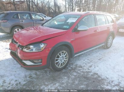 2017 VOLKSWAGEN GOLF ALLTRACK TSI S/TSI SE/TSI SEL Red  Gasoline 3VWH17AU6HM510370 photo #3