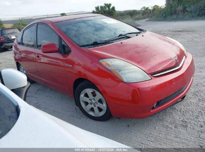 2008 TOYOTA PRIUS Red  Hybrid JTDKB20UX83373610 photo #1