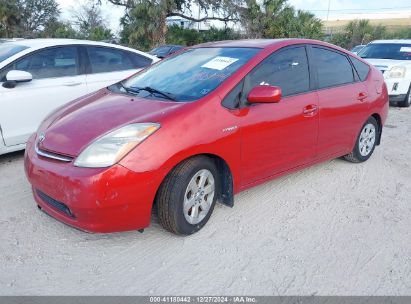 2008 TOYOTA PRIUS Red  Hybrid JTDKB20UX83373610 photo #3