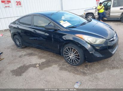 2012 HYUNDAI ELANTRA GLS Black  Gasoline 5NPDH4AE2CH072191 photo #1