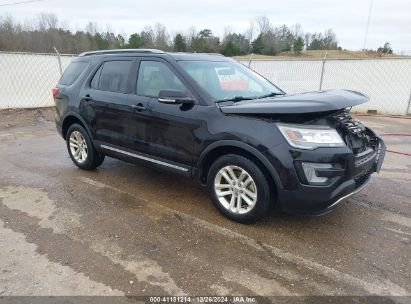 2017 FORD EXPLORER XLT Black  Gasoline 1FM5K7D88HGB43608 photo #1