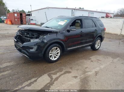 2017 FORD EXPLORER XLT Black  Gasoline 1FM5K7D88HGB43608 photo #3