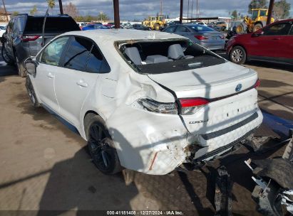 2025 TOYOTA COROLLA HYBRID SE White  Hybrid JTDBCMFE1S3070134 photo #4