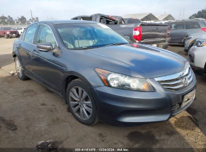 2011 HONDA ACCORD 2.4 EX-L Gray  Gasoline 1HGCP2F85BA016873 photo #1