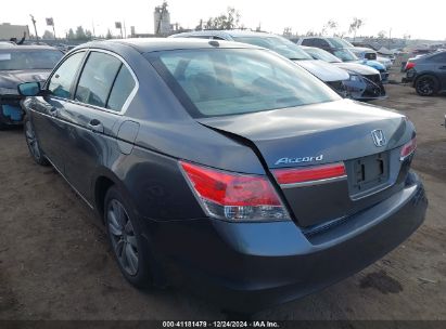 2011 HONDA ACCORD 2.4 EX-L Gray  Gasoline 1HGCP2F85BA016873 photo #4