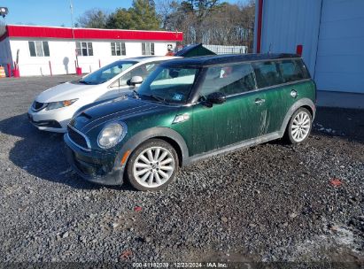 2011 MINI COOPER S CLUBMAN Green  Gasoline WMWZG3C59BTY30213 photo #3