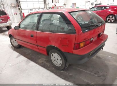 1991 GEO METRO LSI Red  Gasoline 2C1MR2467M6731634 photo #4