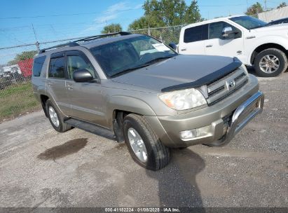 2003 TOYOTA 4RUNNER SR5 V6 Gold  Gasoline JTEBU14R330018522 photo #1