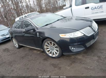 2011 LINCOLN MKS Black  Gasoline 1LNHL9ER0BG602067 photo #1