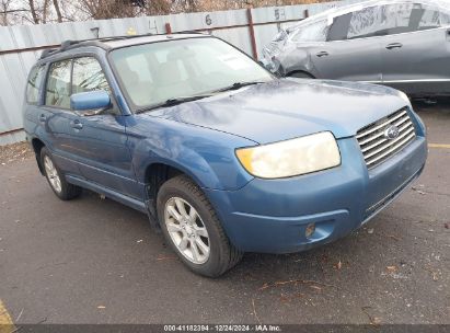 2007 SUBARU FORESTER 2.5X Blue  Gasoline JF1SG65677H707182 photo #1