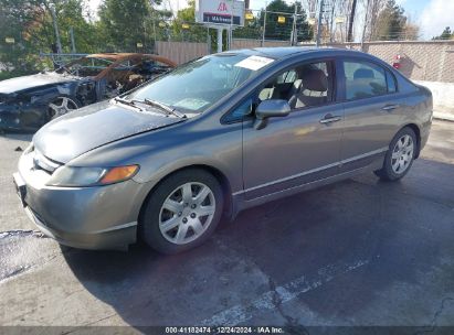 2006 HONDA CIVIC LX Gray  Gasoline 2HGFA16566H516949 photo #3