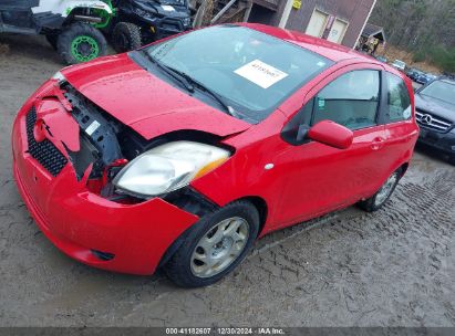 2007 TOYOTA YARIS Red  Gasoline JTDJT923575133082 photo #3