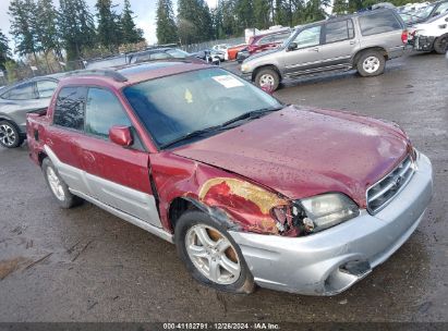 2003 SUBARU BAJA Maroon  Gasoline 4S4BT61C937107812 photo #1