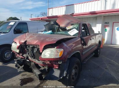 2005 TOYOTA TUNDRA SR5 Burgundy  Gasoline 5TBRU34135S455518 photo #3