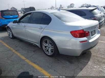 2015 BMW 550I Silver  Gasoline WBAKN9C56FD960850 photo #4