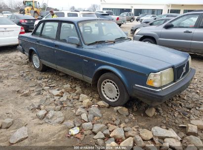 1992 VOLVO 240 GL Blue  Gasoline YV1AS8808N1477658 photo #1