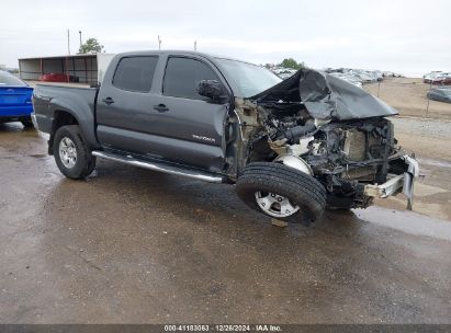 2014 TOYOTA TACOMA DOUBLE CAB Gray  Gasoline 3TMLU4EN1EM144061 photo #1