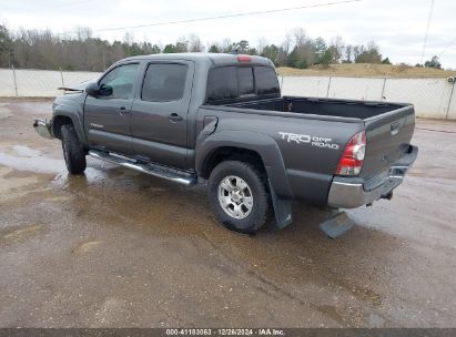 2014 TOYOTA TACOMA DOUBLE CAB Gray  Gasoline 3TMLU4EN1EM144061 photo #4