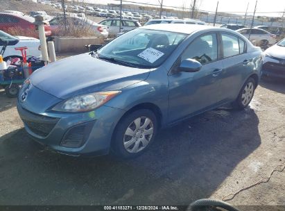 2010 MAZDA MAZDA3 I SPORT Blue  Gasoline JM1BL1SF2A1279020 photo #3