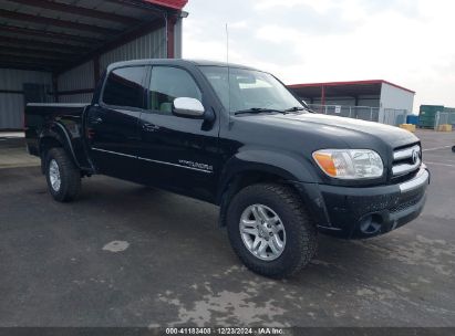 2006 TOYOTA TUNDRA SR5 V8 Black  Gasoline 5TBET34116S533278 photo #1