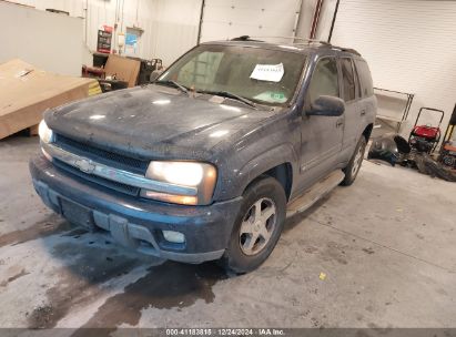 2003 CHEVROLET TRAILBLAZER LT Blue  Gasoline 1GNDT13S432353174 photo #3