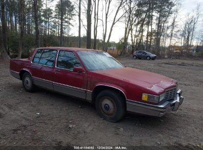 1992 CADILLAC DEVILLE Burgundy  Gasoline 1G6CD53B0N4297799 photo #1