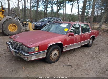 1992 CADILLAC DEVILLE Burgundy  Gasoline 1G6CD53B0N4297799 photo #3